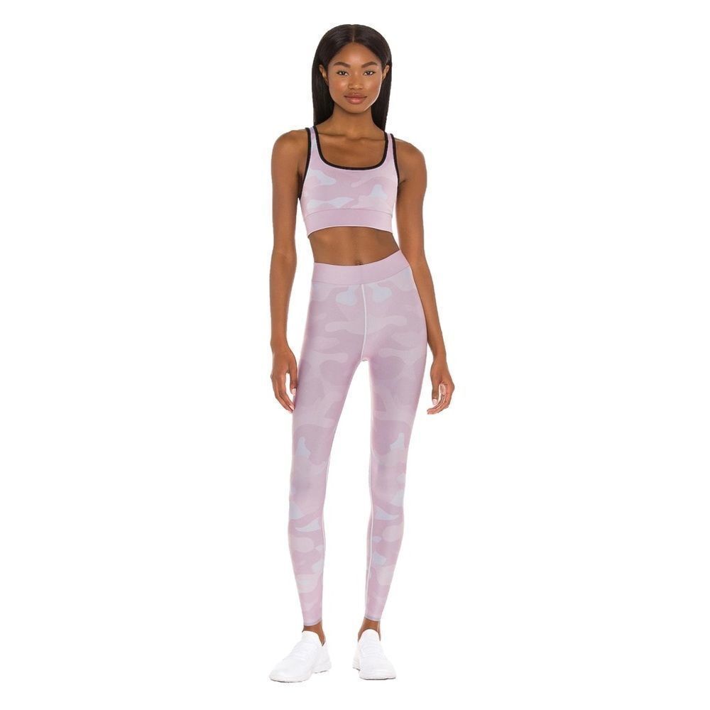 2PC Ultracor Cor Camo Fest Shapewear Workout Leggings + Matching Sports Bra NWT